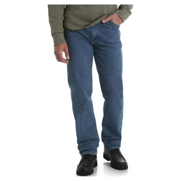 Wrangler Rustler Men's and Big Men's Regular Fit Jeans, Size 42x30, Straight-Leg - Picture 1 of 7